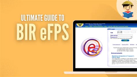 BIR eFPS: Guide to Filing and Paying Taxes Using .